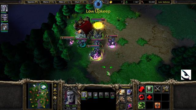 Warcraft 3 W3champions Multiplayer Online IraSalvaje(UD) vs Bitow(HUM) смотреть онлайн