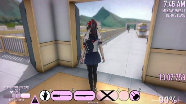 Genocide ending через отвёртку [Yandere simulator]