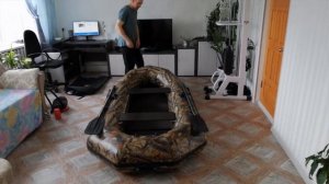 Сидим дома. Обзор гребной  лодки ПВХ Лидер КОМПАКТ 265 Камуфляж.