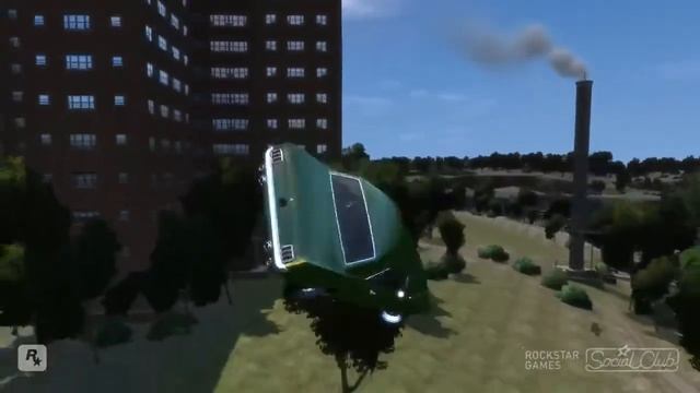 GTA IV 1965 FORD MUSTANG GT CRASH TESTING HD