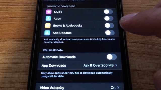 Enable app and app updates on Iphone. Settings, Itunes & App Store, App Updates or Apps for ios 13 смотреть онлайн