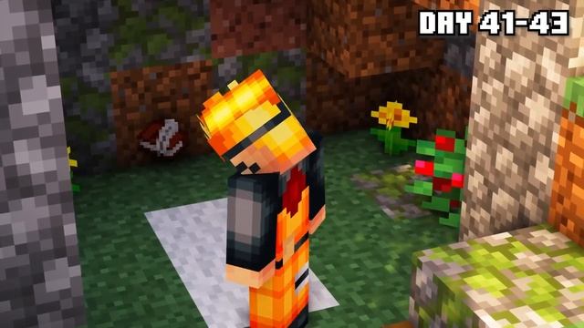 I Survived 100 Days as NARUTO in HARDCORE Minecraft! смотреть онлайн