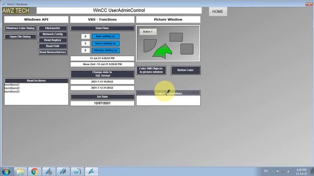 WinCC Debugging functions Siemens HMI смотреть онлайн