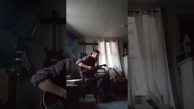 Gene Vincent/Buddy Holly style playing on my new Ibanez AF-75! смотреть онлайн
