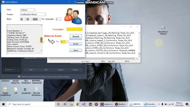 Event Registration desk in Java (2nd semester BSEE) [Java Eclipse IDE] [University Project] смотреть онлайн