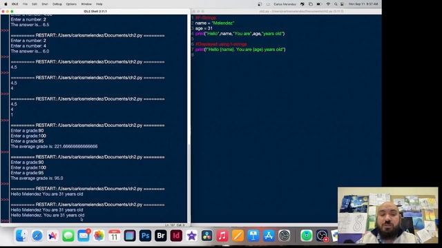 Python Basics Ep 5: F-Strings смотреть онлайн
