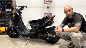 Yamaha BWS Scooter Transmission Oil Change