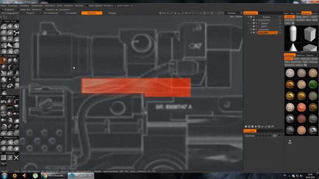 3D Coat Сай Фай револьвер..3D Coat Sci- Fi revolver. смотреть онлайн