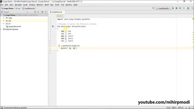 #53 Kotlin Tutorial | Fibonacci Series Program смотреть онлайн
