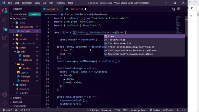 Curso de Next.js #11 - Reutilizando componente Form смотреть онлайн