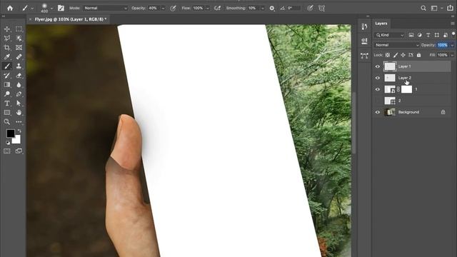 Flayer mock up va soya yasash | Photoshop 20-dars смотреть онлайн