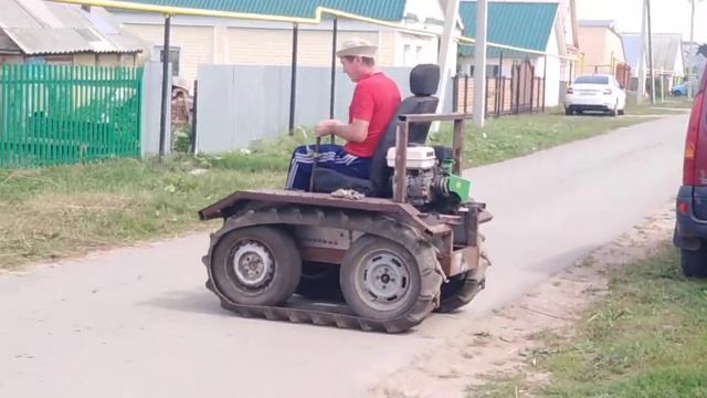 Покатушки на гусиничном модули для мотоблока смотреть онлайн