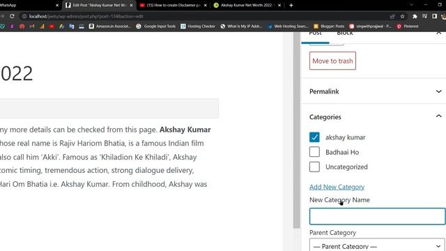 How to create Post in WordPress in Hindi | WordPress me post kaise likhe | WordPress post tutorial смотреть онлайн