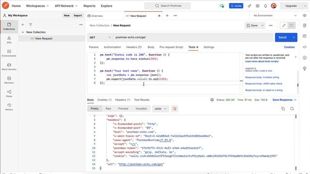 How To Write API Tests In Postman (1 Min) смотреть онлайн