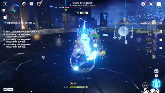 4.1 SPIRAL ABYSS FLOOR 12 9 STAR FULL CLEAR (First Attempt) смотреть онлайн