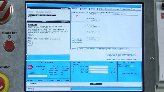 Haas TM-1p Work Setup