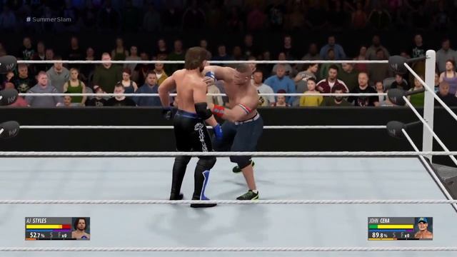 WWE 2K16 Aj Styles Vs John Cena.mp4