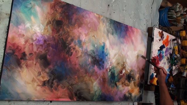 Simple Painting, Fun, Easy. Abstract, MIX Lang, Underpainting смотреть онлайн