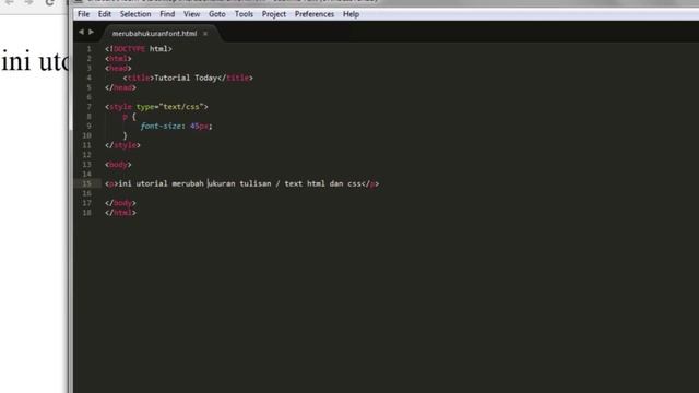 Memperbesar / Memperkecil Ukuran Fonts di HTML & CSS смотреть онлайн