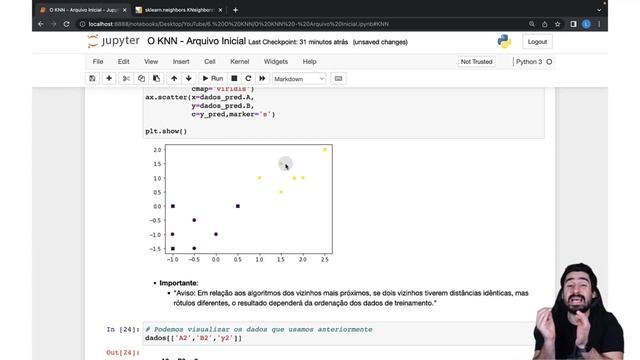 O KNN (K-Nearest Neighbors) - Algoritmos de Aprendizado de Máquinas смотреть онлайн
