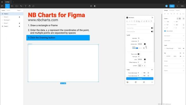 Draw a Scatter Chart in figma смотреть онлайн