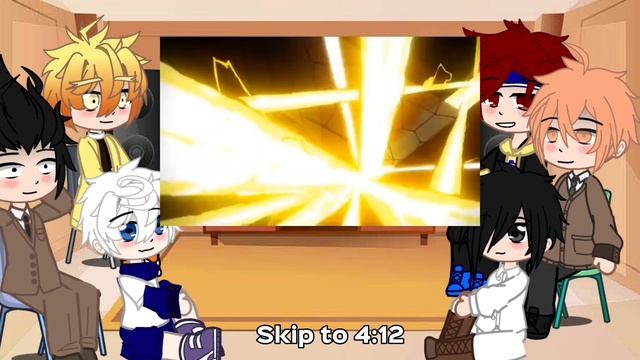 Anime characters react to eachother || 1/6 || || Zenitsu Agatsuma || смотреть онлайн