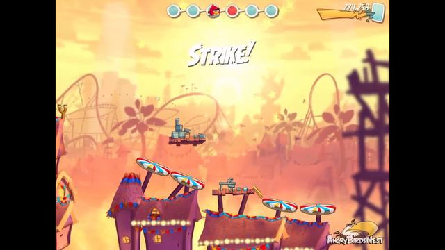 Angry Birds 2 Level 277 Pig City Pigsyland 3 Star Walkthrough смотреть онлайн