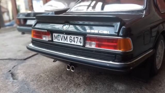BMW 635csi E24 vs Mercedes-Benz 500 Sec in 1:18 both by Autoart смотреть онлайн