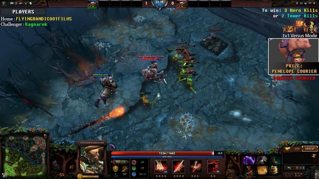Dota 2 : 1v1 Versus Mode - Centaur - With prizes! смотреть онлайн