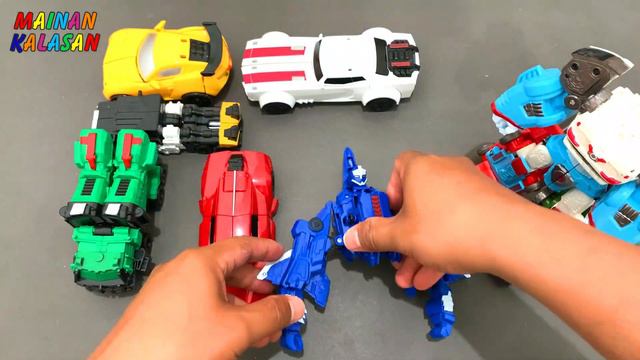 TOBOT Mini Big Trail And Beast Combine, Mini Deltatron, Galaxy Detectives Maximus V, Mini Y
