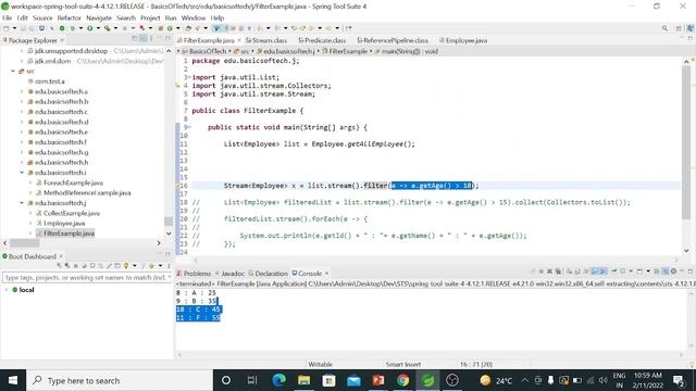 filter in Java 8 смотреть онлайн