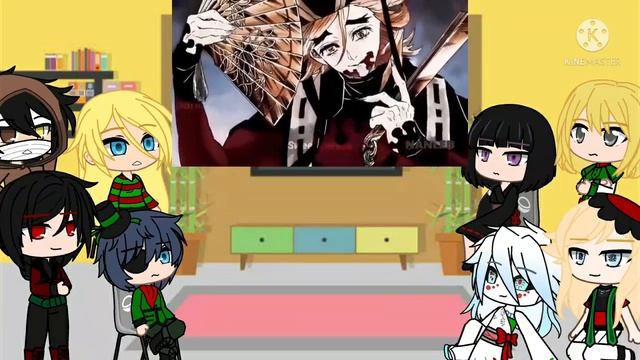 anime fandom react to each other 3/4 Doma and Rui demon slayer смотреть онлайн