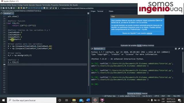 Grafica 3D en Python смотреть онлайн