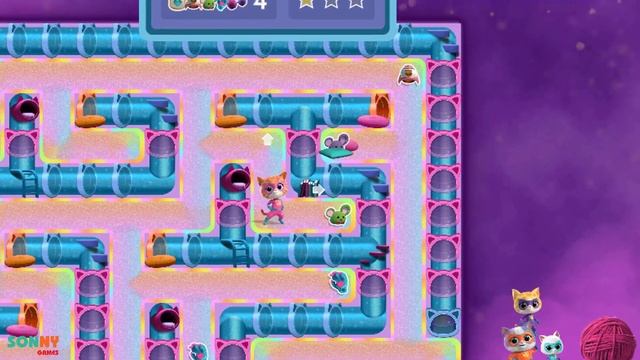 SuperKitties Mazes: Disney Junior Games смотреть онлайн