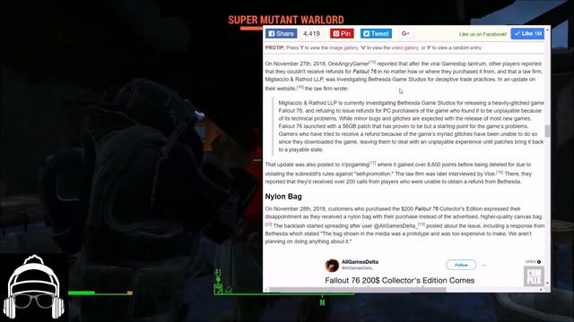 FALLOUT 76 HAS FAILED - Bethesda PR struggling. Here are my thoughts. смотреть онлайн