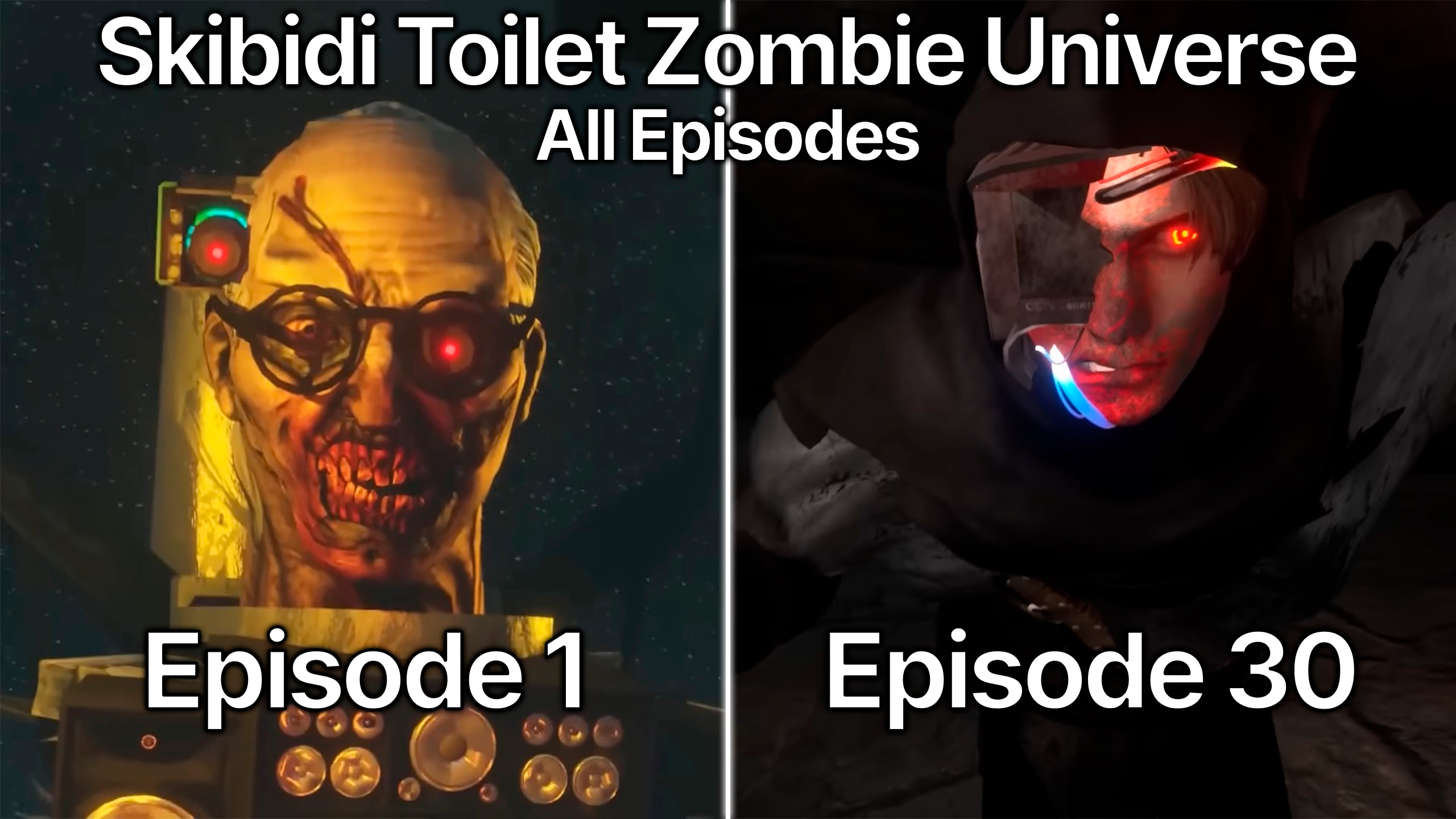 Skibidi Toilet Zombie Universe 1 - 30 All Episodes & Extra Scenes (60 FPS Remastered) смотреть онлайн