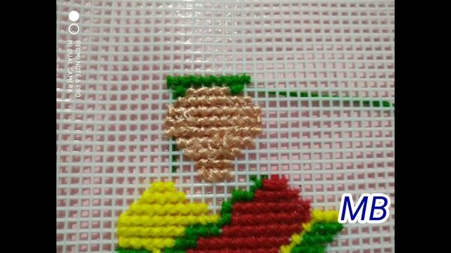 Goddess Laxmi| Cross stitch Design on plastic canvas\DosutiNet wool Wall Hanging ideas смотреть онлайн