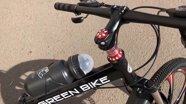 Велосипед Green Bike на литых дисках Черный смотреть онлайн
