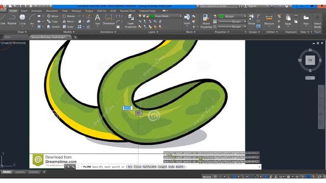 17 AutoCAD Tracing an Image (Create vector image manually) смотреть онлайн