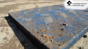 Что будет с резиновой плиткой, если по ней проедет экскаватор?