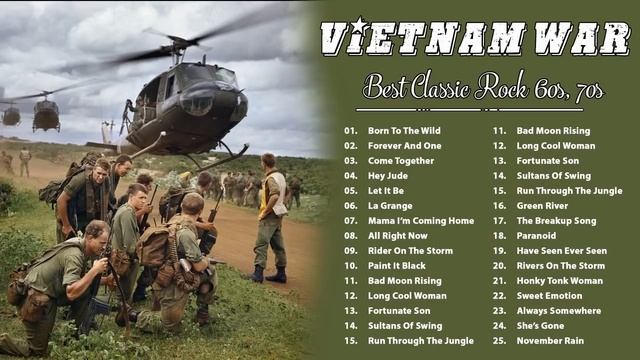 60s 70s Greatest Rock N Roll Vietnam War Music - ?Top 100 Vietnam War Songs? Classic Rock Of 60s 70 смотреть онлайн