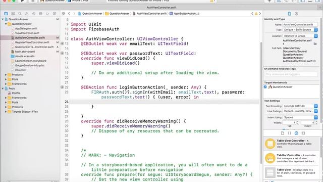 Авторизация через email в Firebase смотреть онлайн