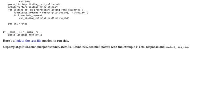Code Review: Parse JSON from HTML Python смотреть онлайн