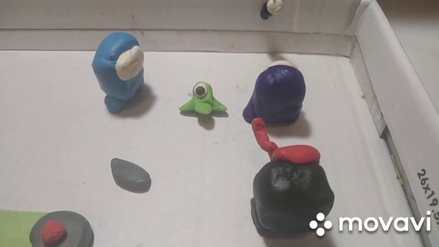 Амонг ас, но он из пластилина!