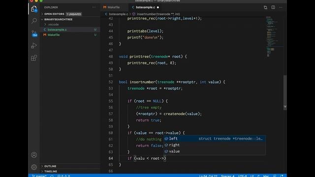 Understand and Implement a Binary Search Tree in C смотреть онлайн