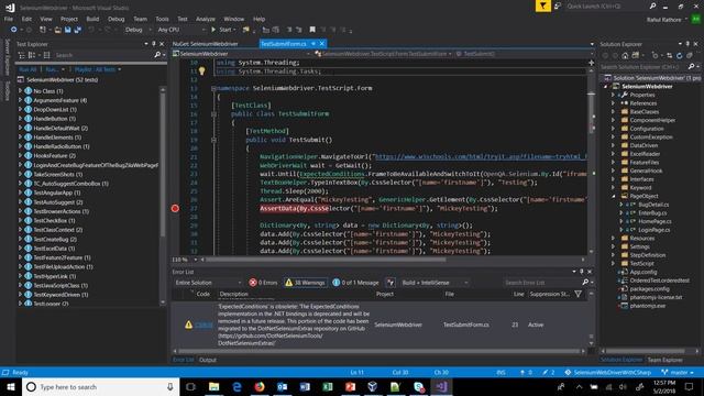 17. Selenium C# || Working with Selenium 3.x смотреть онлайн