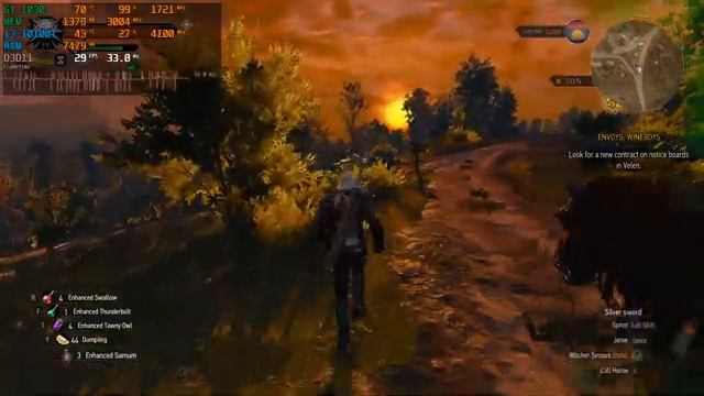 The Witcher 3 - GT 1030 2GB + i3-10100F смотреть онлайн