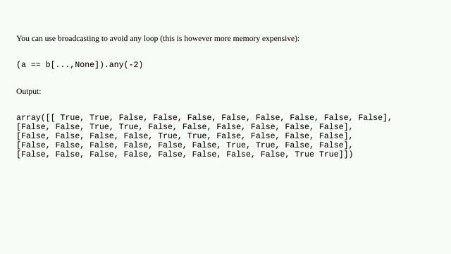 numpy isin for multi-dimmensions смотреть онлайн