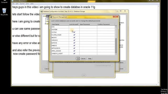 Oracle 11g - Database Configuration смотреть онлайн