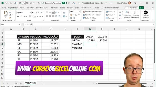 Funções básicas do Excel que você pode aprender com o ChatGPT смотреть онлайн